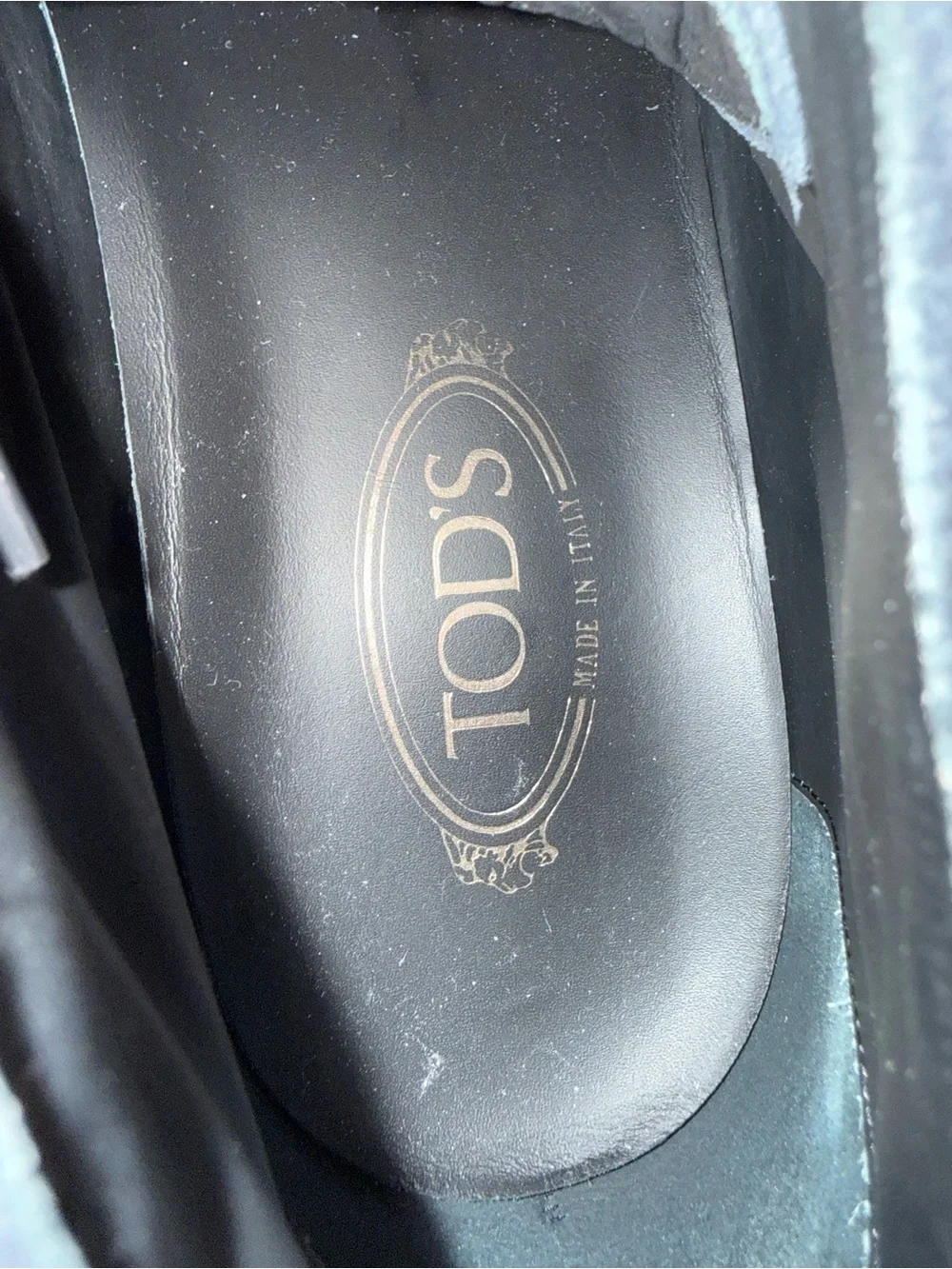 Tod's Navy Suede Chukka Boots